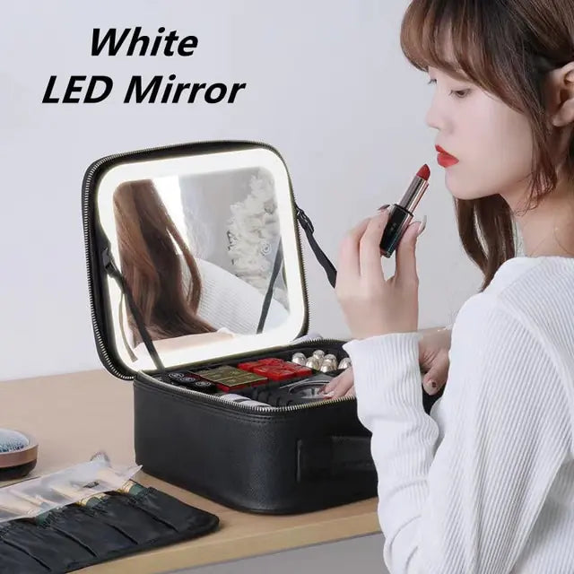 LED-licht cosmetische tas