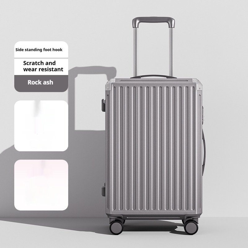 Luggage 20-inch Boarding Password Suitcase Durable Thickened Zipper Trolley Suitcase For Men – Image 8