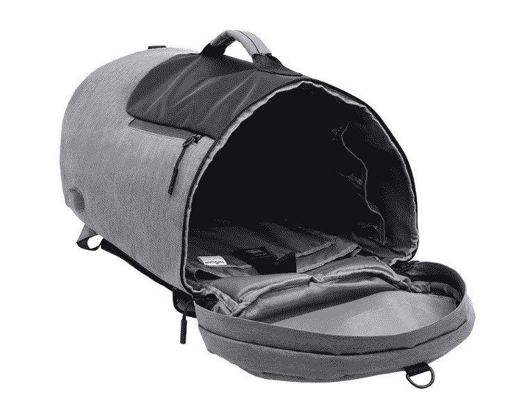 Large-capacity duffel bag men's gym bag waterproof folding cylinder bag – Image 6