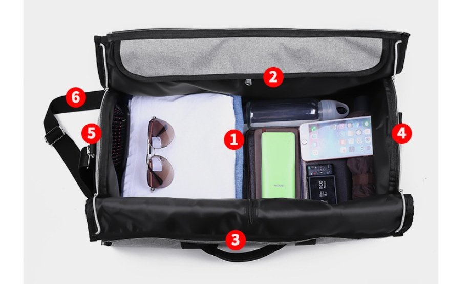 Cylinder travel bag – Image 3