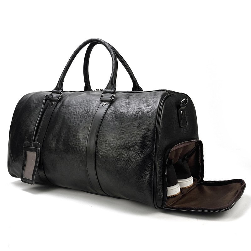 Leather Business Travel Bag Handheld – Image 5