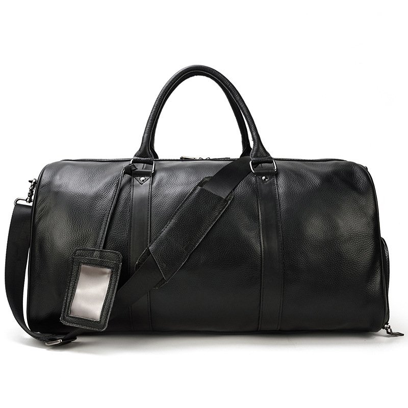 Leather Business Travel Bag Handheld – Image 3