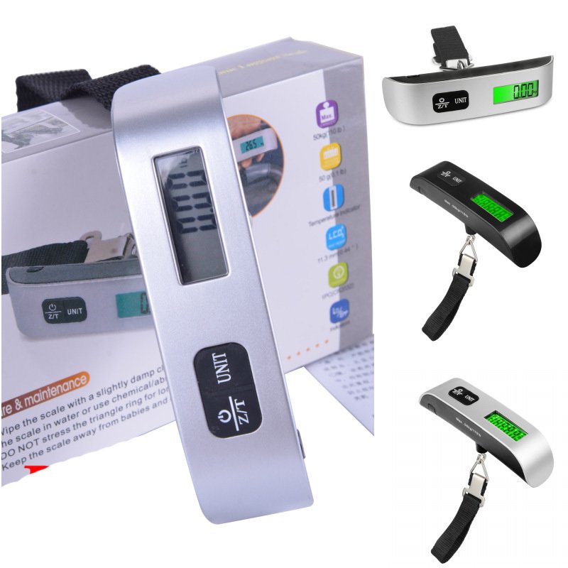 50kg Lcd Luggage Scale Electronic Digital Portable Suitcase Travel Scale Weighs Baggage Bag Hanging Scales Balance Weight – Image 5