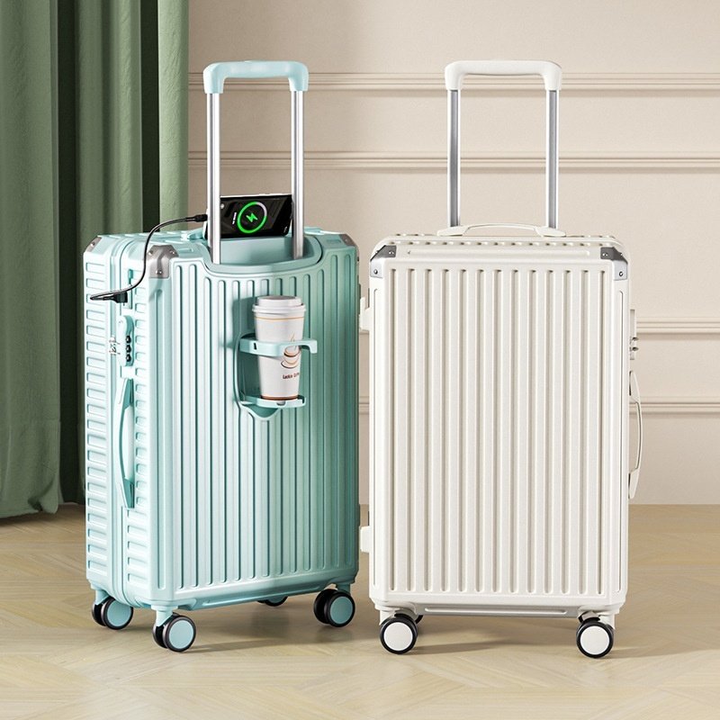 Luggage 20-inch Boarding Password Suitcase Durable Thickened Zipper Trolley Suitcase For Men – Image 4