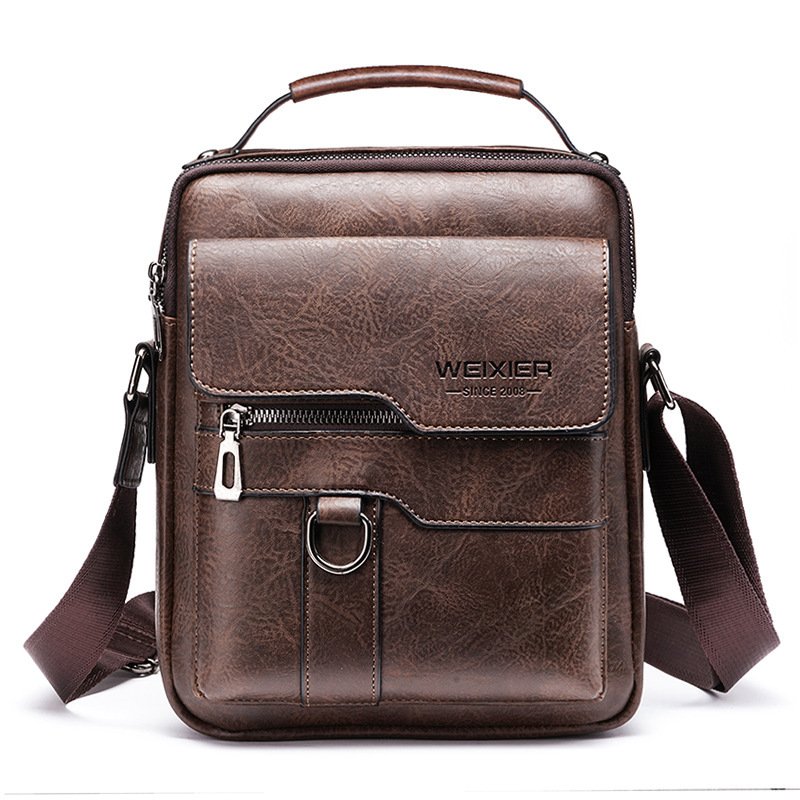 Messenger Leather Retro Bag – Image 3