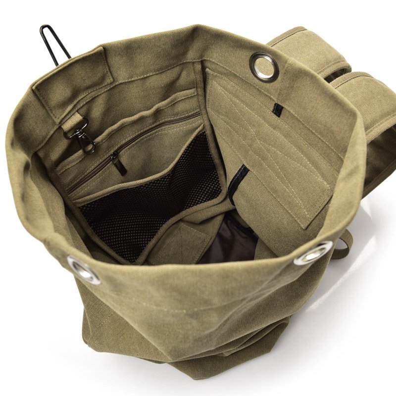 Canvas shoulder bag male – Image 6
