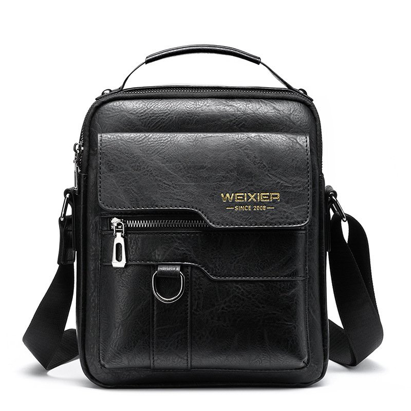 Messenger Leather Retro Bag – Image 6