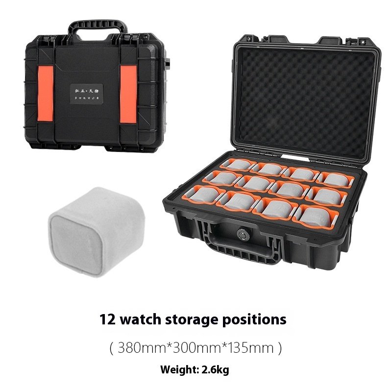 Multi-piece Jewelry Box Famous Watch High-grade Plastic Suitcase – Image 6