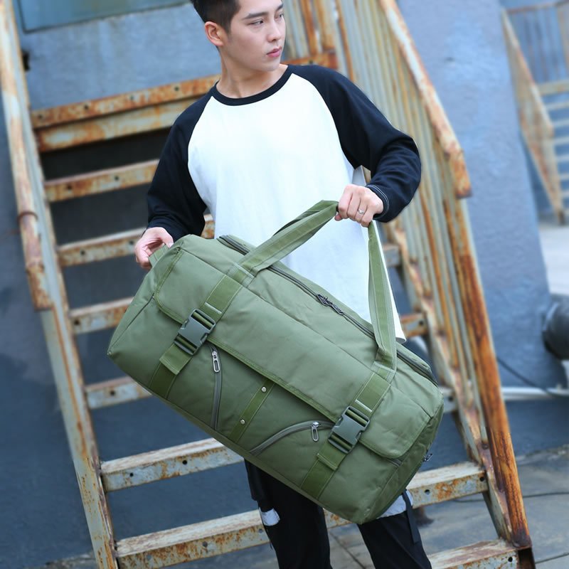 Male Student Duffel Bag Luggage Bag Checked Bag Moving Bag Travel Bag – Image 2