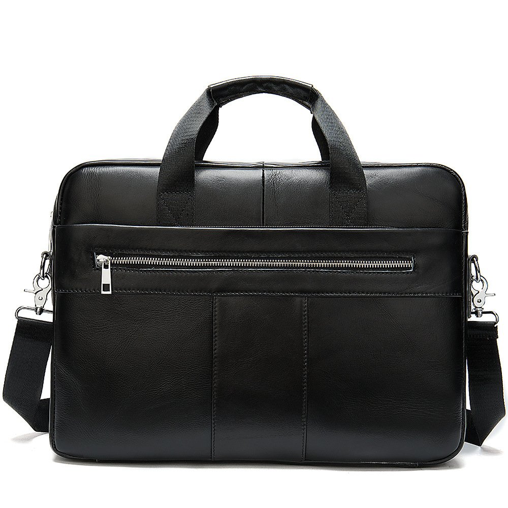 Leather Retro Casual Briefcase Light Business – Image 5