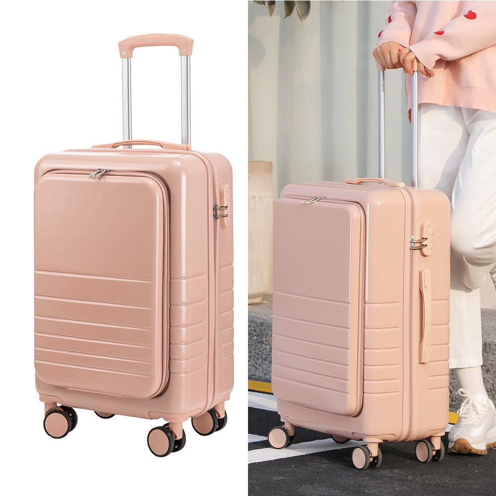 Large Capacity Suitcase Front Lid Pull Rod Case – Image 3