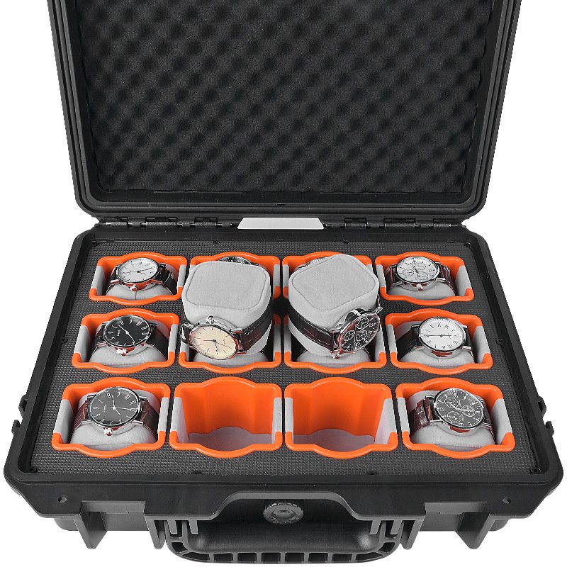 Multi-piece Jewelry Box Famous Watch High-grade Plastic Suitcase – Image 2