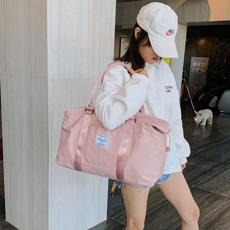 Travel Duffel Bags Sports Fitness Gym Tote Bag Women Weekender Overnight Bag – Image 3